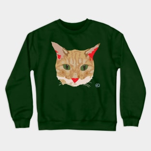 Cat Head Crewneck Sweatshirt